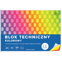 Blok techniczny A4 kolorowy...