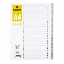 Przekładki Mylar D.Rect, 1-31