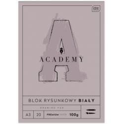 Blok rysunkowy A3 biały 20...