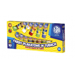 Farby plakatowe 30 ml, 12...