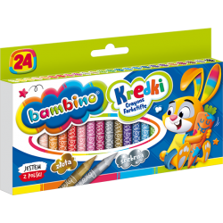Kredki świecowe 24 kolory...